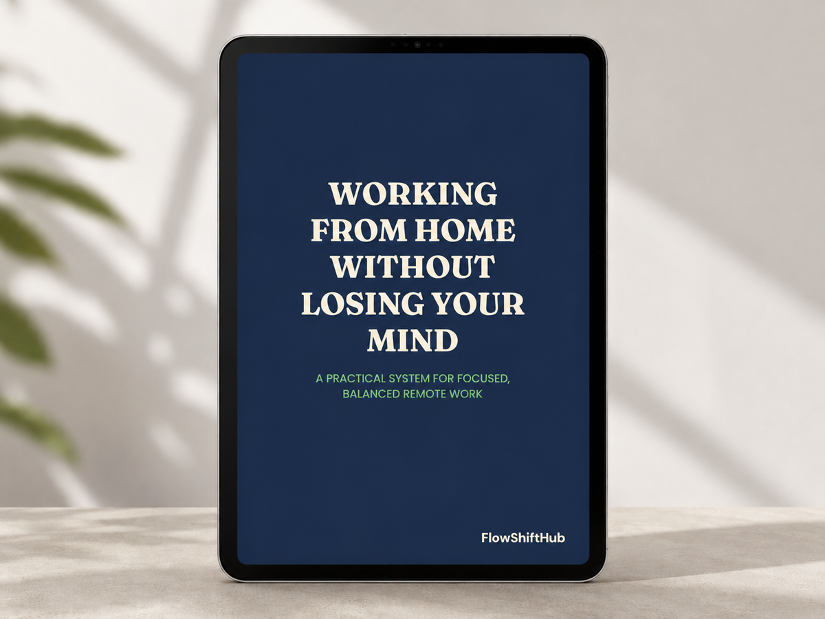 Working From Home, Without Losing Your Mind: The Complete Productivity System for Focused, Balanced Remote Work